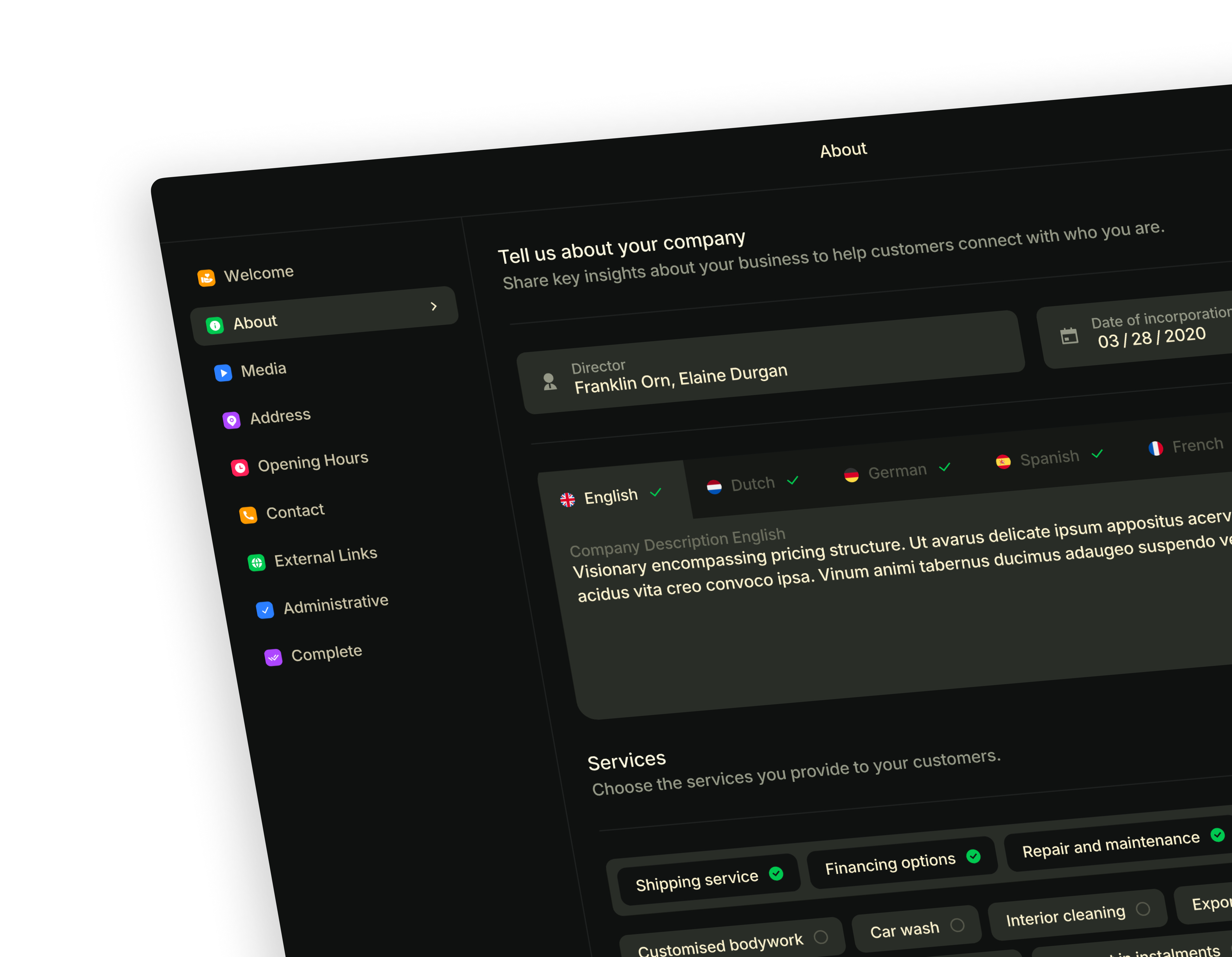 Tradeworld Application